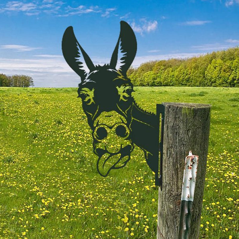 Rustic Country Metal Yard Decor