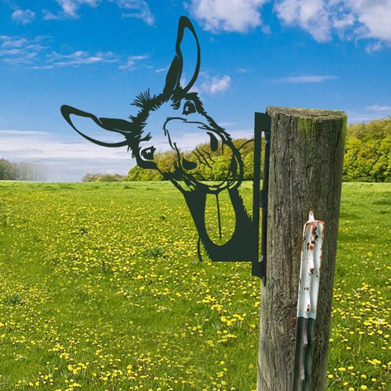 Rustic Country Metal Yard Decor