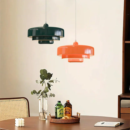 Stylish 3-Tier Pendant Lamp in Pastel Colors