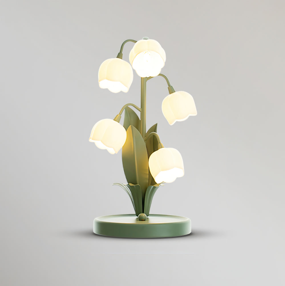 Elegant Flower Pattern Table Lamp
