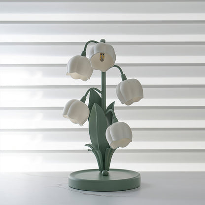 Elegant Flower Pattern Table Lamp