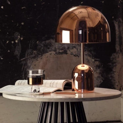 Stylish Round Table Lamp Clock