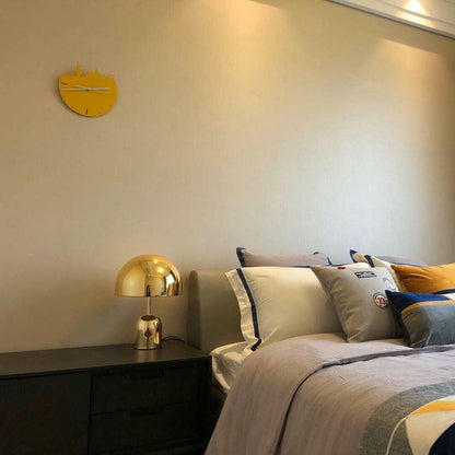 Stylish Round Table Lamp Clock