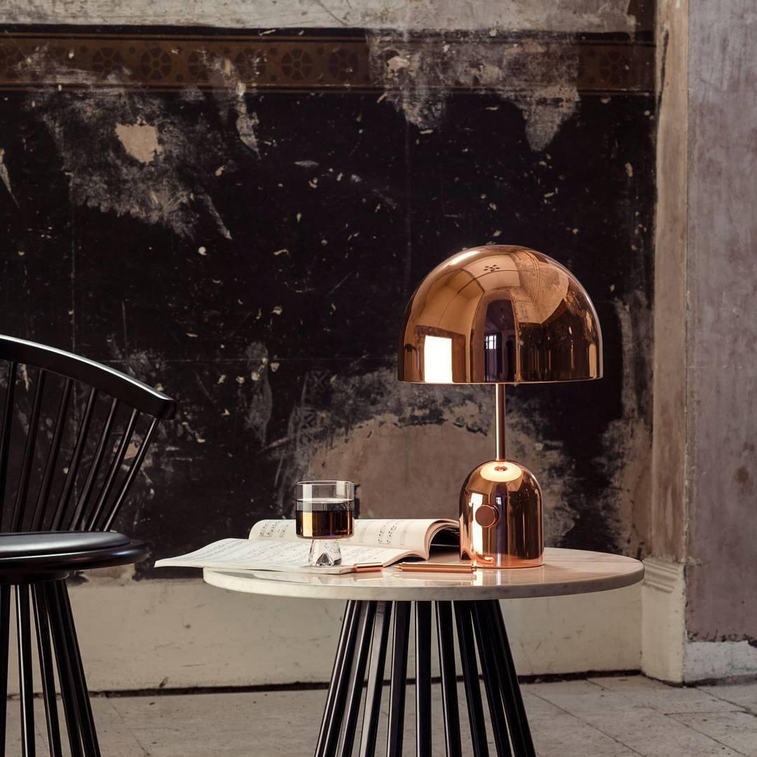 Stylish Round Table Lamp Clock