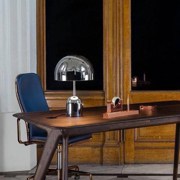 Stylish Round Table Lamp Clock