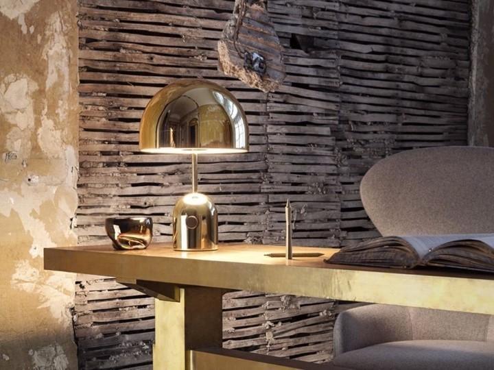 Stylish Round Table Lamp Clock