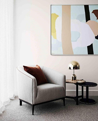 Stylish Round Table Lamp Clock
