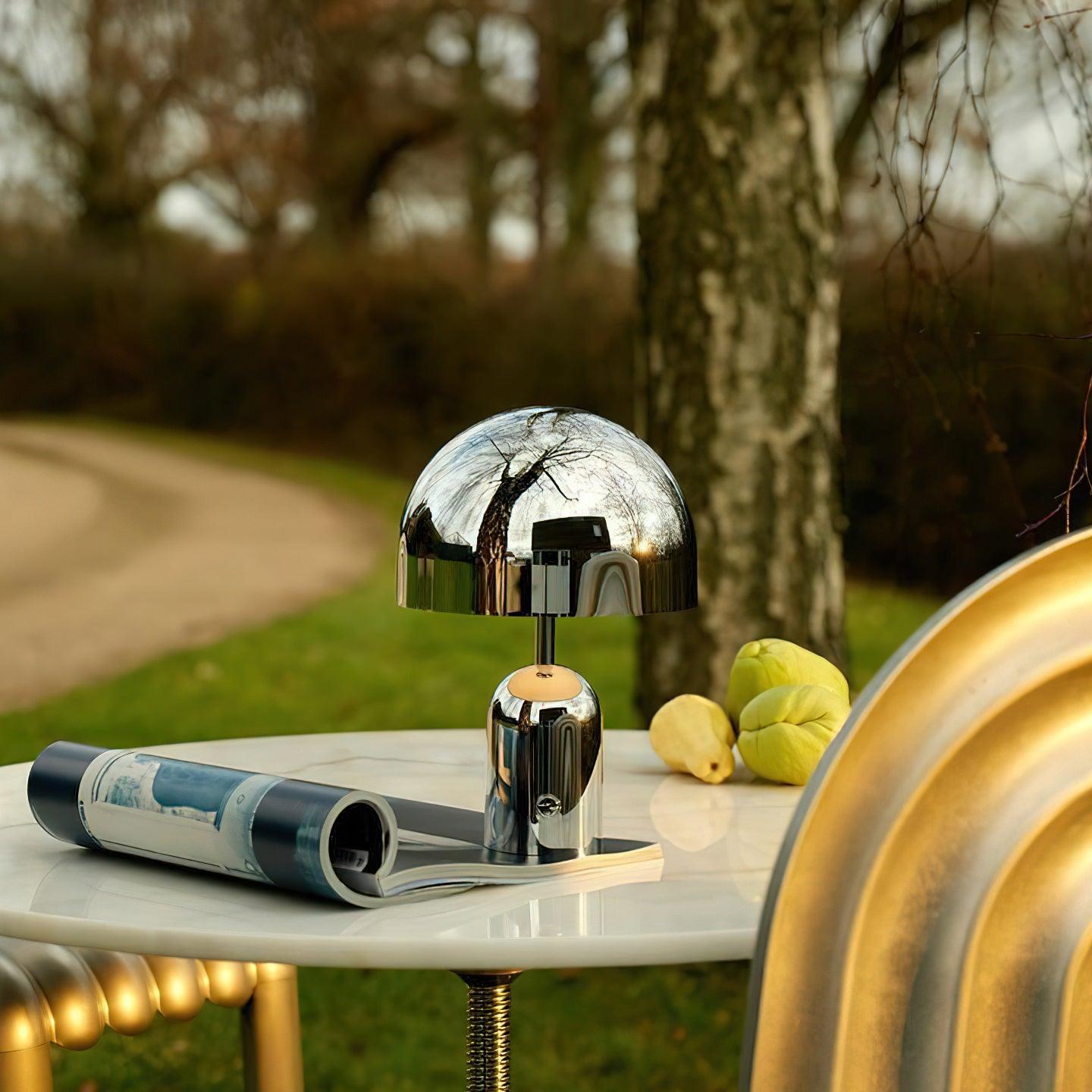 Sleek Silver Desk Lamp