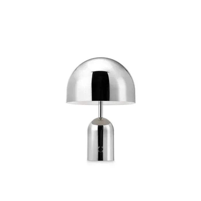 Compact Desk Lamp with Chrome Accent - Fesara
