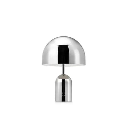Compact Desk Lamp with Chrome Accent - Fesara
