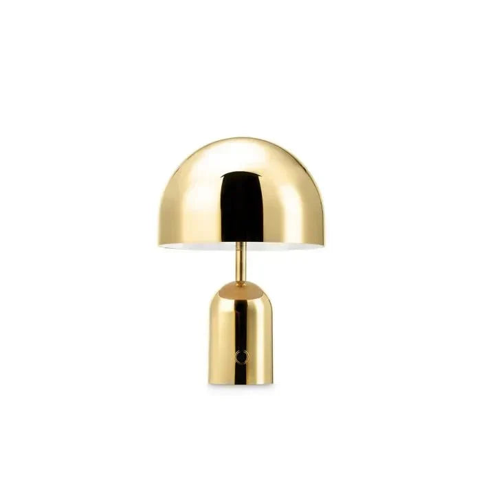 Compact Desk Lamp with Chrome Accent