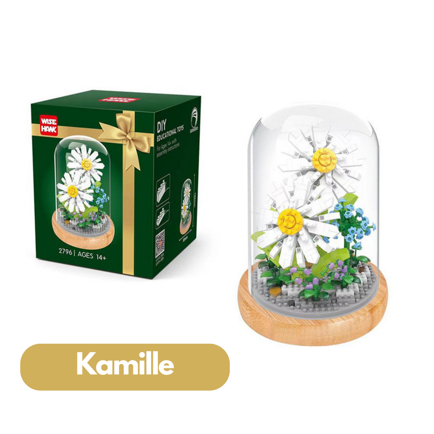 DIY Floral Brick Home Decor Kit