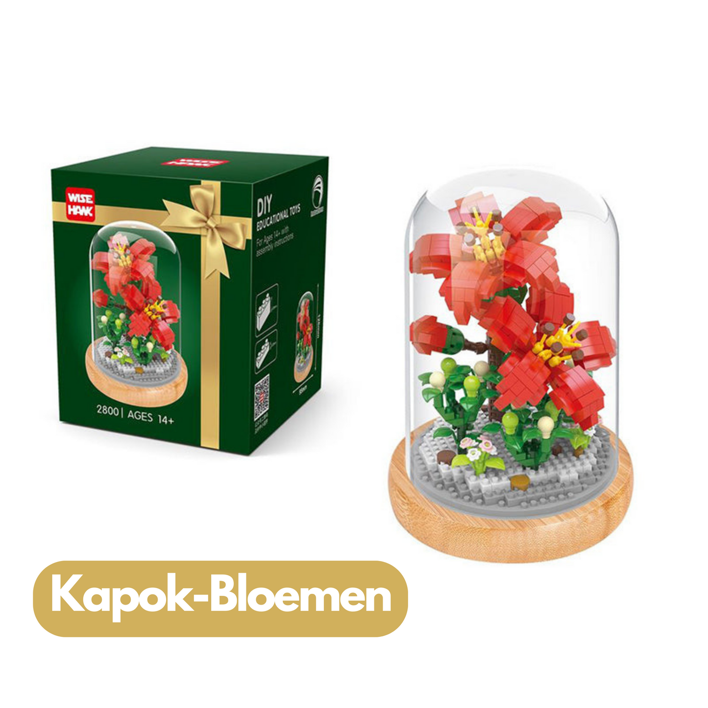DIY Floral Brick Home Decor Kit