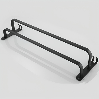 Sleek Wall Mount Bathroom Shelf with Towel Bar