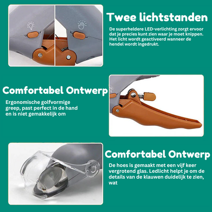 Pet Nail Clippers with Quick Sensor for Safe Trimming