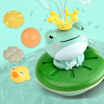 Fun Frog Bath Toy with Sprinkler for Kids - Fesara