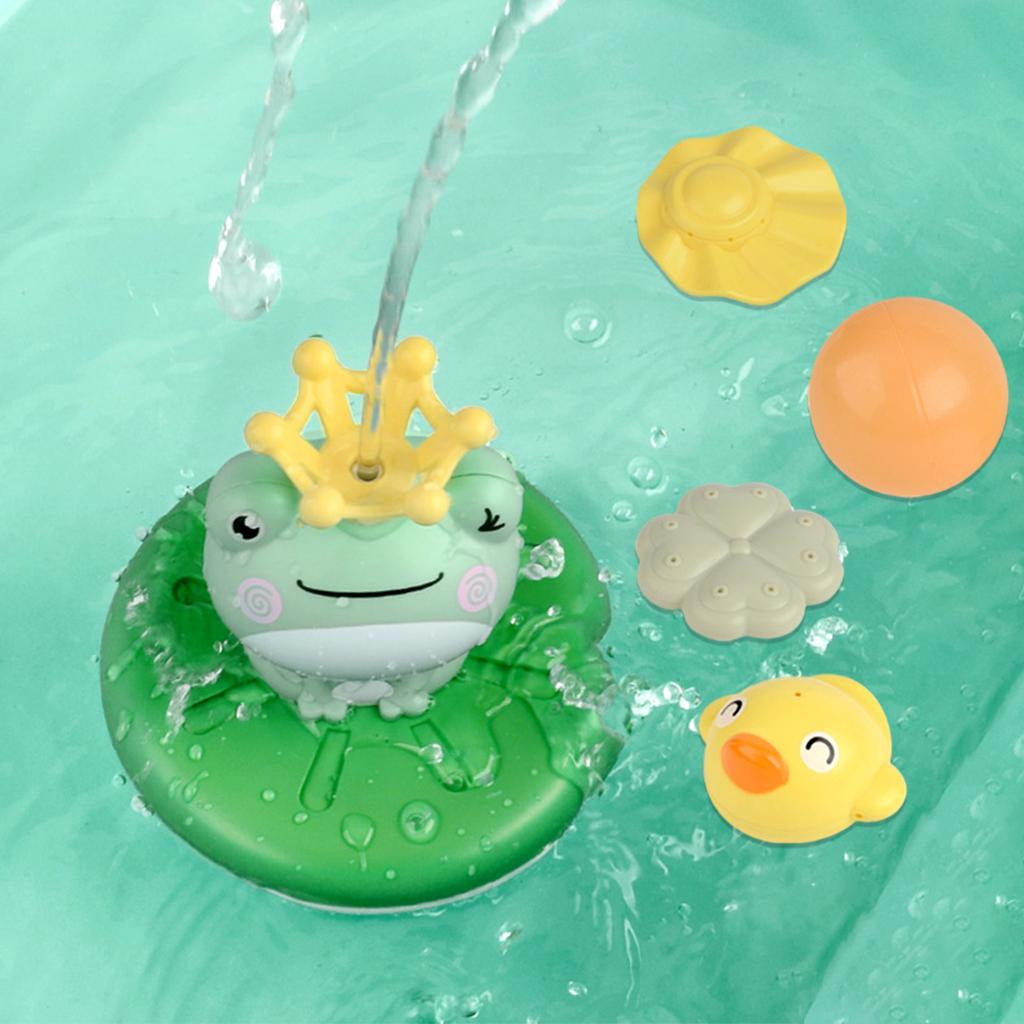 Fun Frog Bath Toy with Sprinkler for Kids