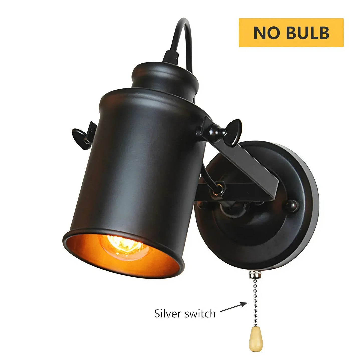 Retro Metal Wall Light Fixture