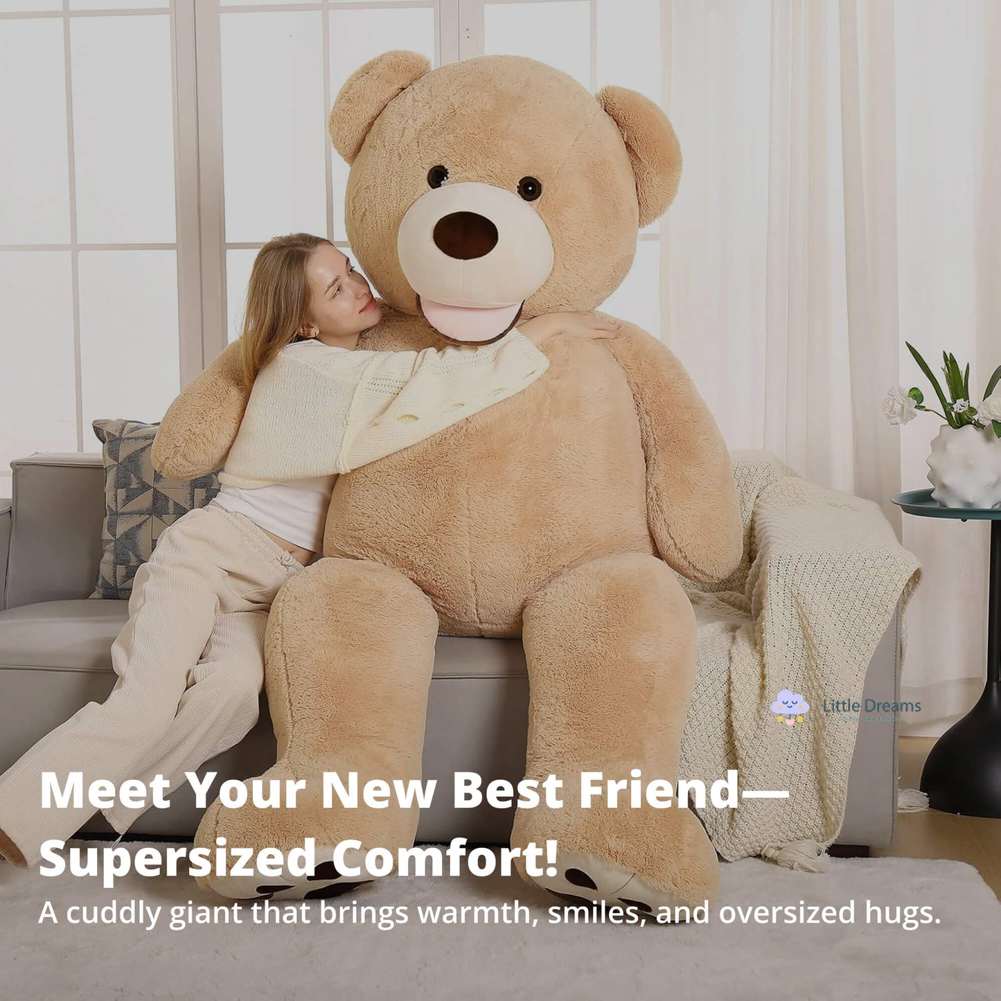 Large Plush Teddy Bear