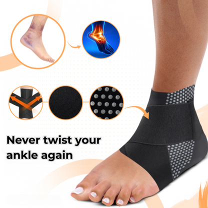 Breathable Ankle Support Sleeve for Sports Shoes
