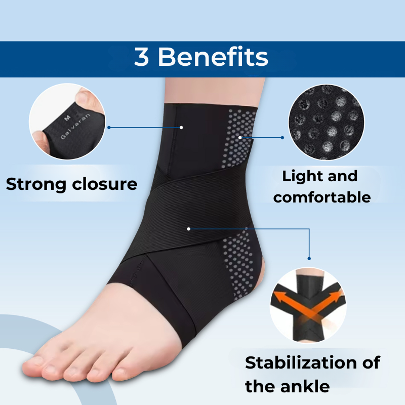 Breathable Ankle Support Sleeve for Sports Shoes