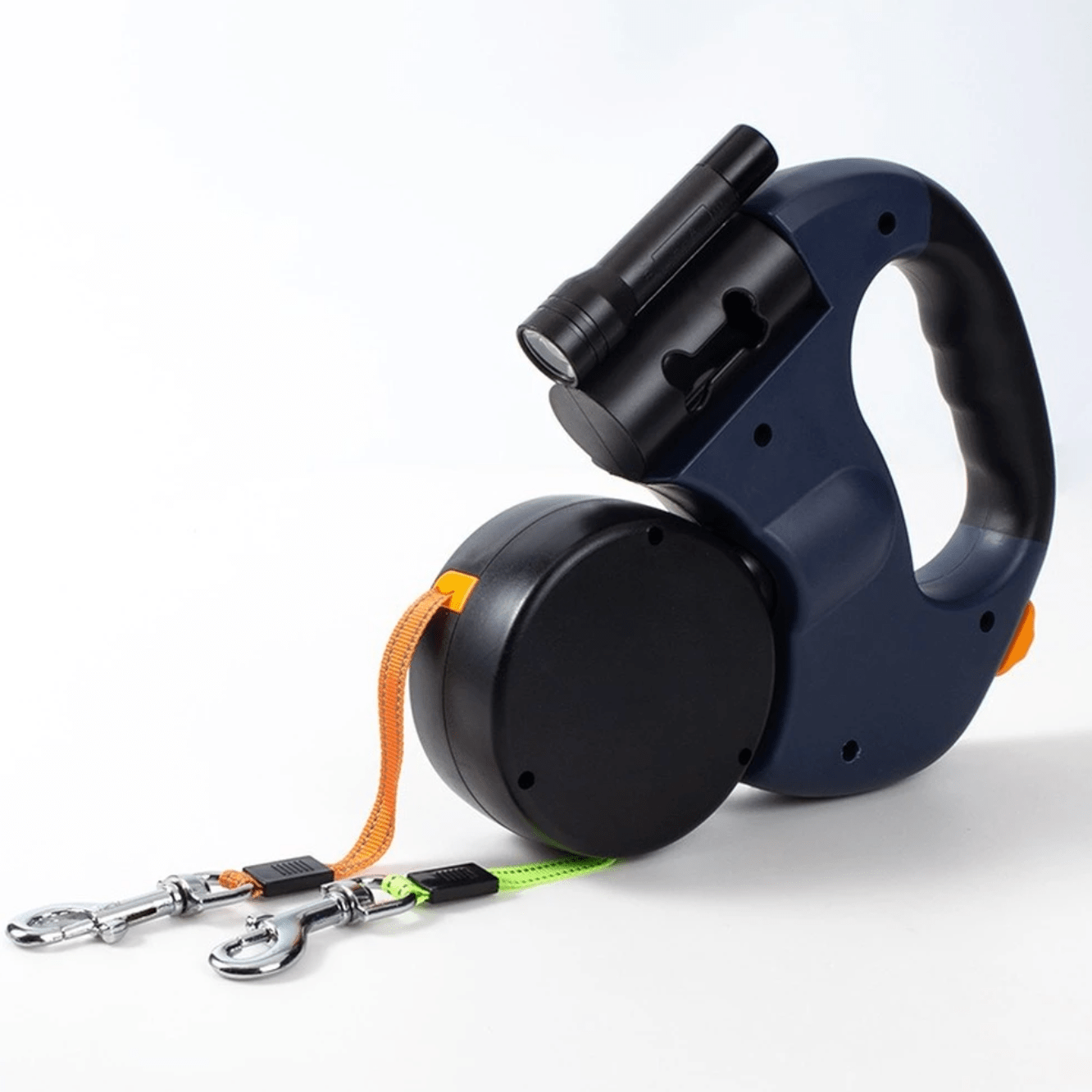 Comfortable Dual Dog Leash with Anti Tangle Clip - Fesara