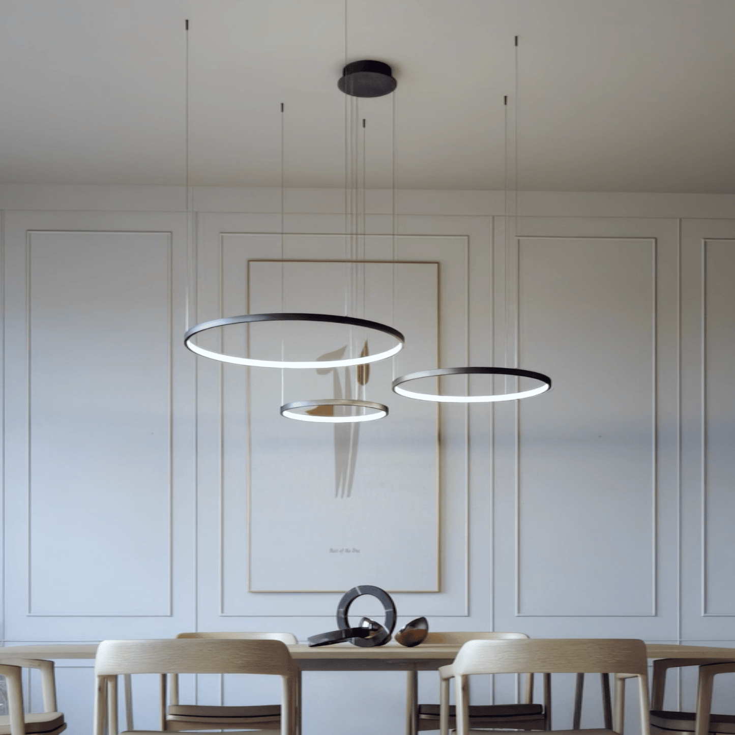 Bright LED Hanging Light with Remote Control