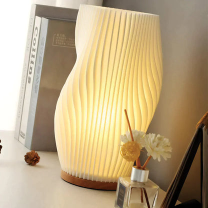 Curvy Color Changing Table Lamp