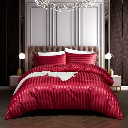 Soft Satin Duvet Cover Set for Bedroom Luxury