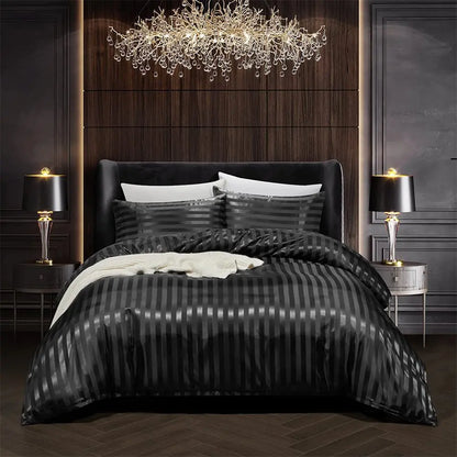 Soft Satin Duvet Cover Set for Bedroom Luxury