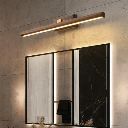 Sophisticated Dark Wood Table Lamp