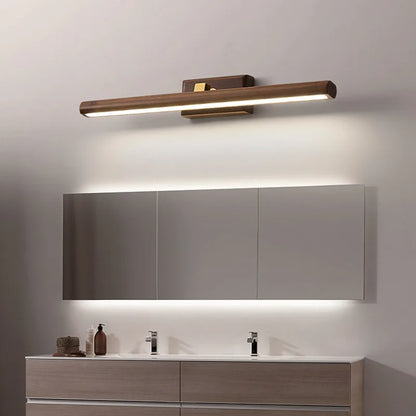 Sophisticated Dark Wood Table Lamp