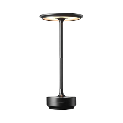 Stylish Gold Metal Desk Lamp with USB Recharge
