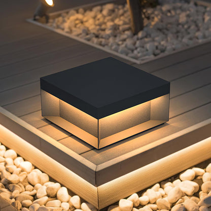 Solar-Powered Outdoor Post Light - Waterproof IP65 Landscape Lighting-4