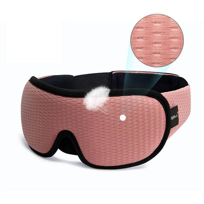 3D Contoured Memory Foam Sleep Mask - Best Eye Mask for Complete Darkness-4