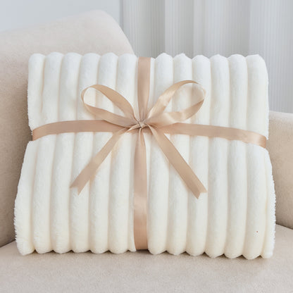 Soft Plush Twin Fleece Blanket Set