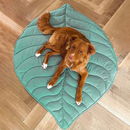 Soft Leaf Shaped Dog Blanket