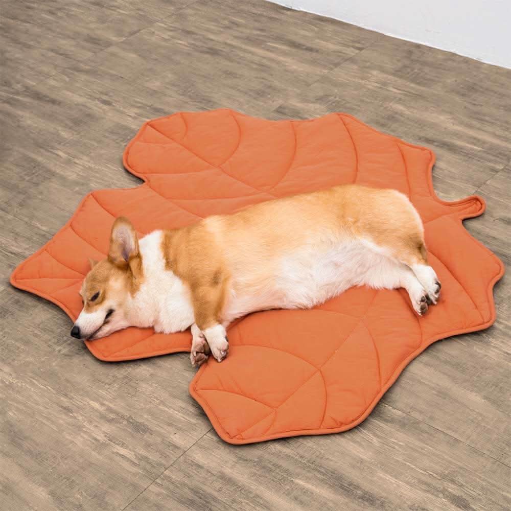 Soft Leaf Shaped Dog Blanket