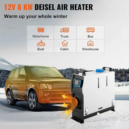 BlazeFlow | Portable Diesel Climate Heater – Durable Metal Body with LCD Display 1