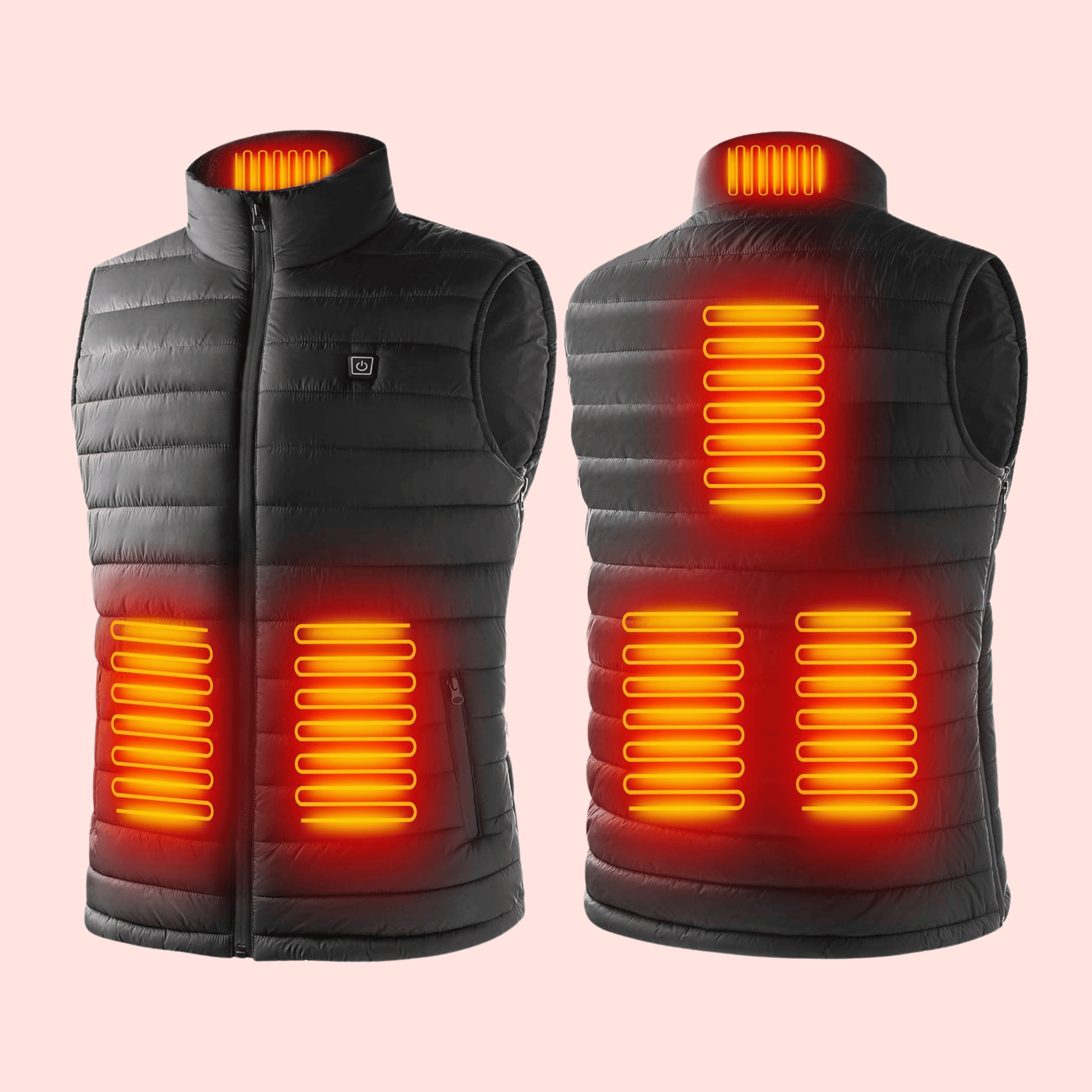 Cozy Heated Gilet - Slim Thermal Body Warmer Jacket - Fesara