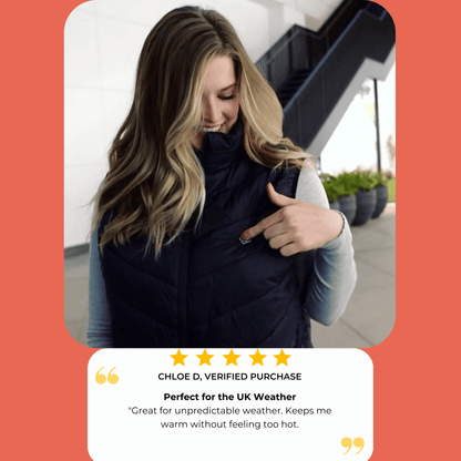 Cozy Heated Gilet - Slim Thermal Body Warmer Jacket