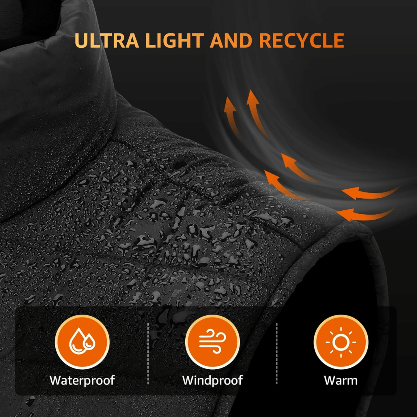 Cozy Heated Gilet - Slim Thermal Body Warmer Jacket