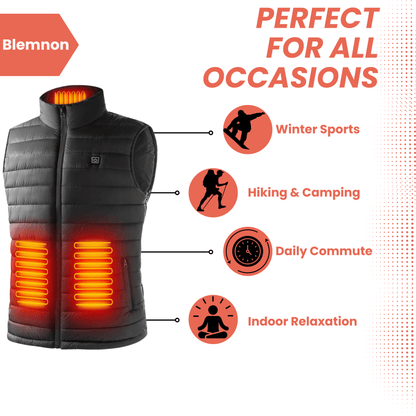 Cozy Heated Gilet - Slim Thermal Body Warmer Jacket