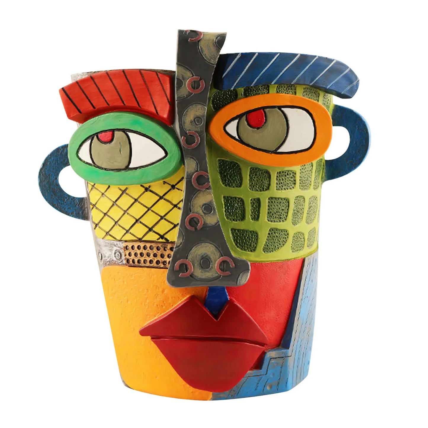 Colorful Ceramic Floral Planter Ornaments