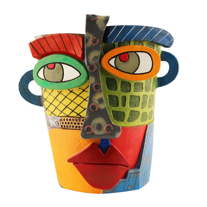 Colorful Ceramic Floral Planter Ornaments