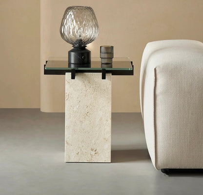 Stylish Table Lamp with Clear Glass Shade