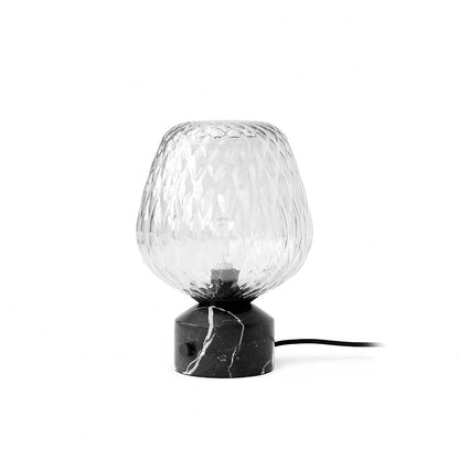 Stylish Table Lamp with Clear Glass Shade