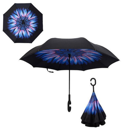 Windproof Automatic Folding Rain Umbrella