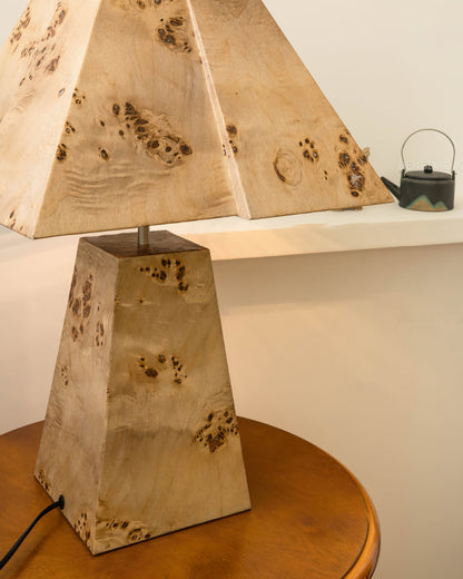 Natural Wood Desk Lamp