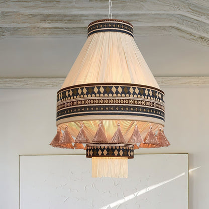 Chic Tassel Pendant Light for Boho Home Decor